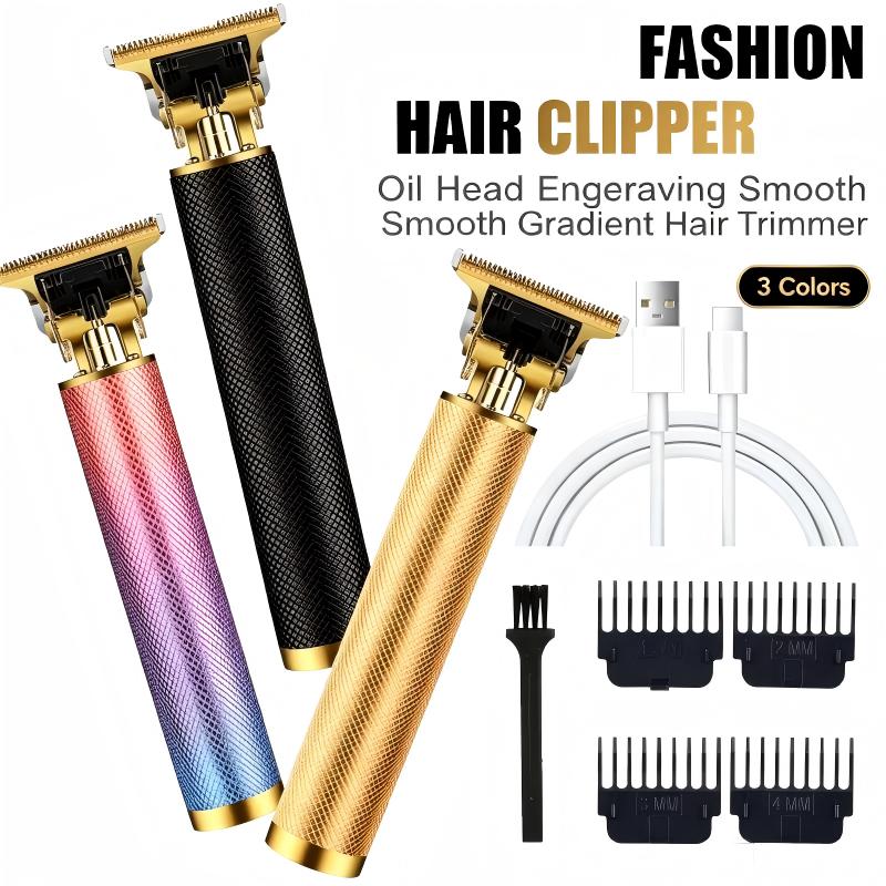 Beard Trimmer Cordless - Portable Cordless Hair Engraving Trimmer USB