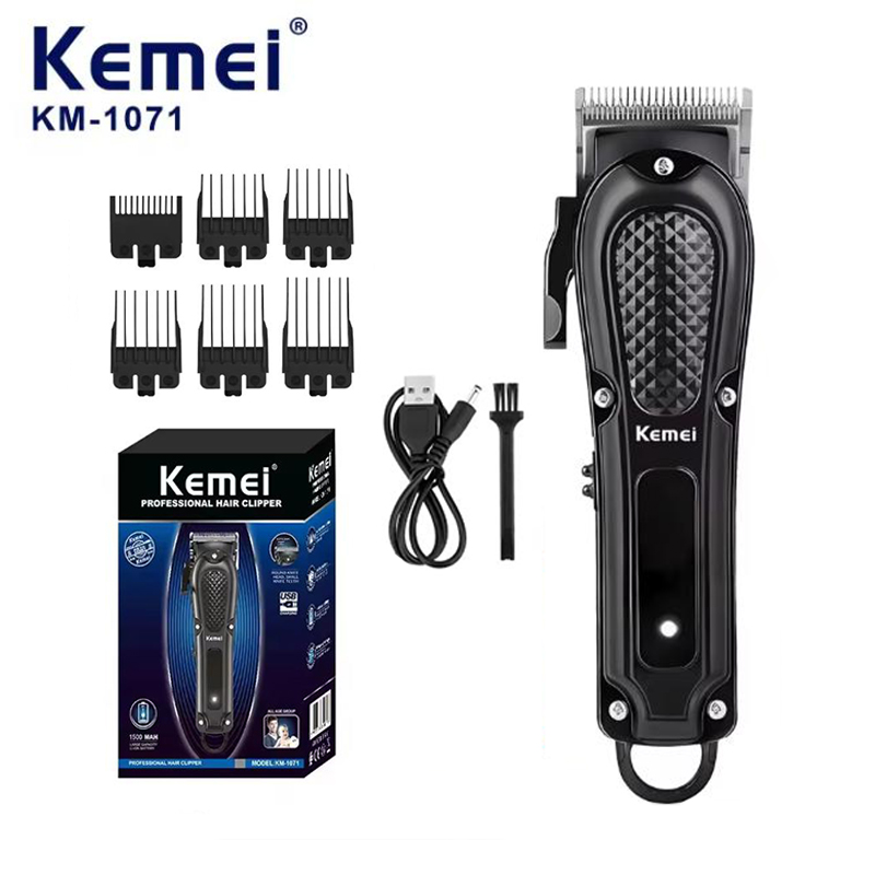 Beard Trimmer Cordless - Kemei KM-1071 Electric Hair Clipper UBS