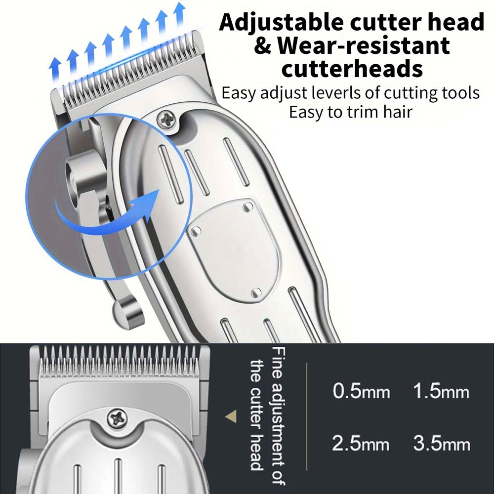 Professional Hair Clippers for - Beard Trimmer Cordless 评论和价格