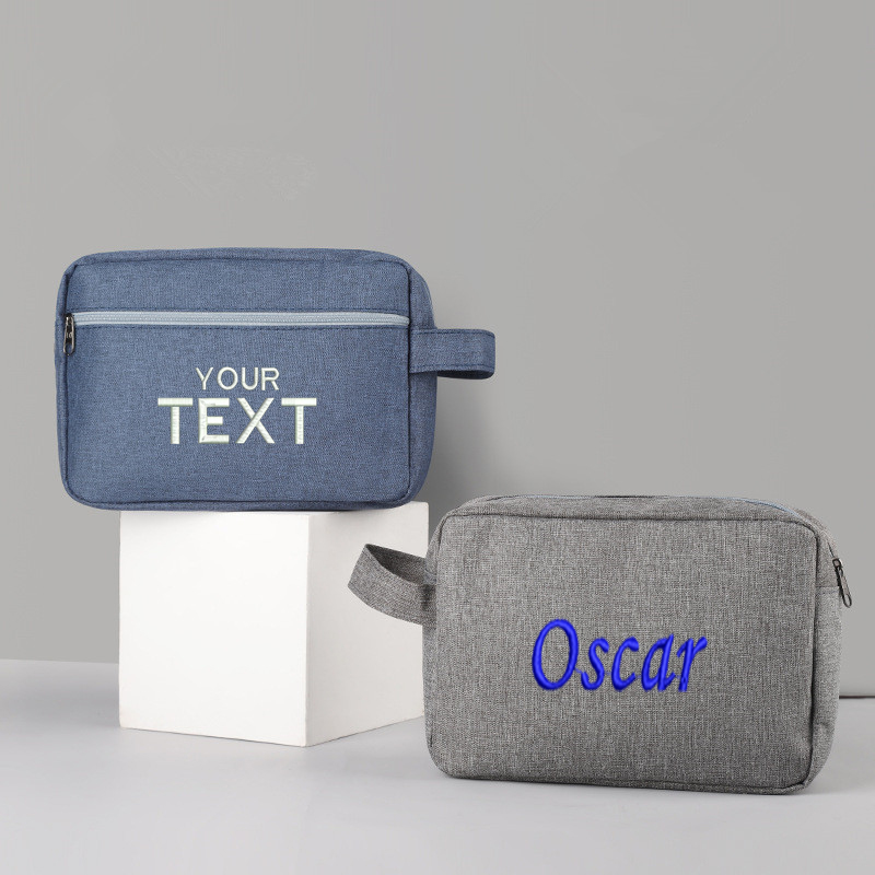 Custom Embroidery Name Man Was - Mens Grooming Kit Case 评论和价格