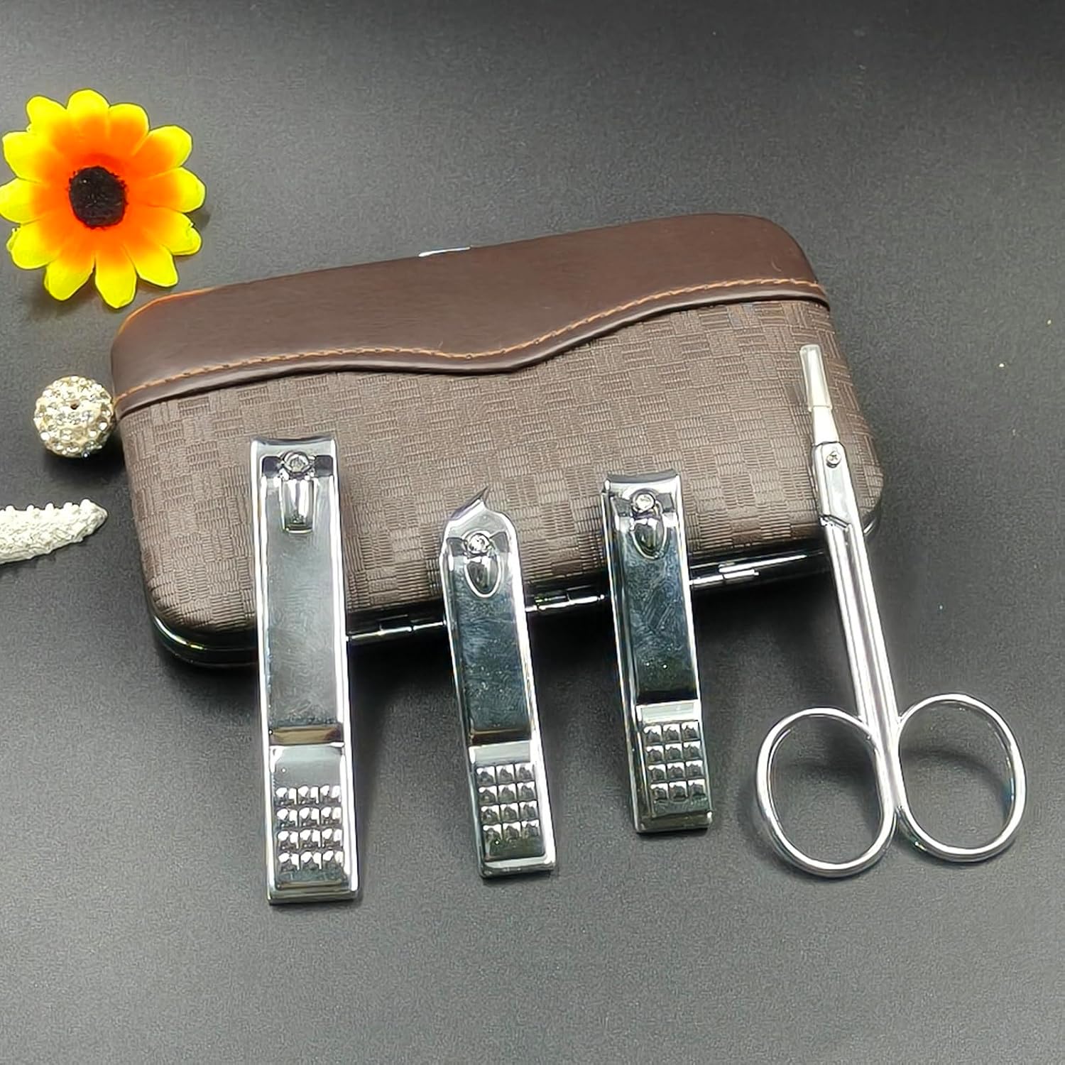 Manicure Set for Men and Women - Mens Grooming Kit Case 评论和价格