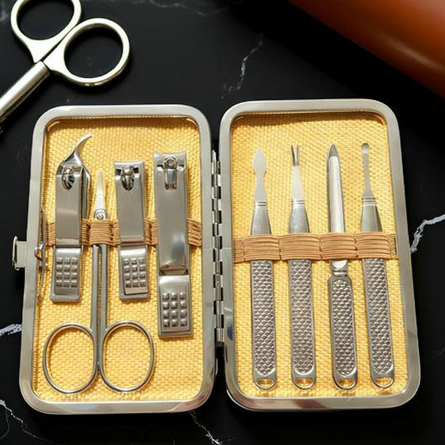 Manicure Set for Men and Women - Mens Grooming Kit Case 评论和价格