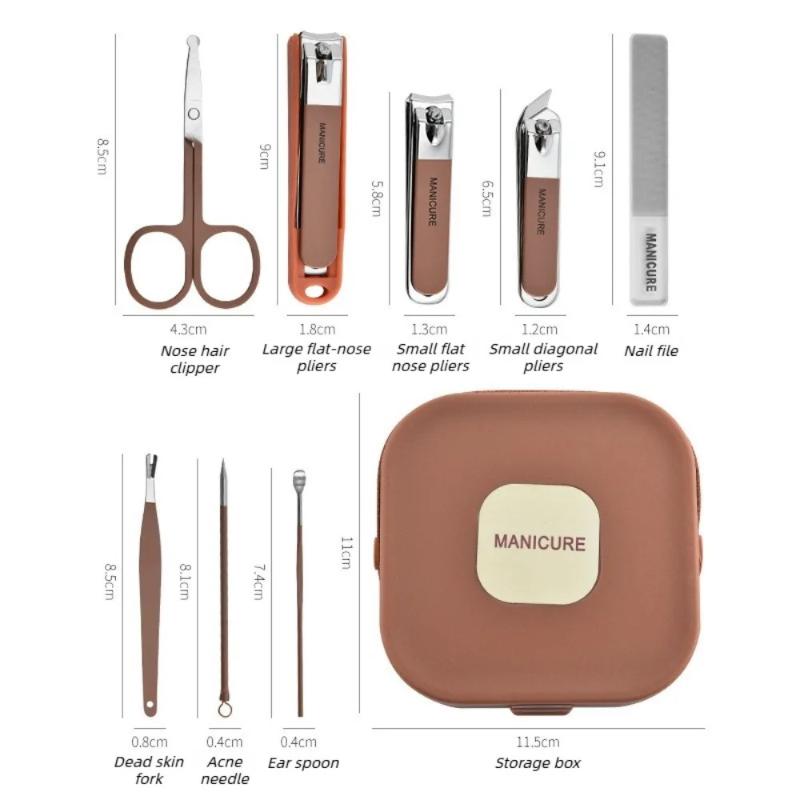 Nail Care Kit Anti-Splatter Ma - Mens Grooming Kit Case 评论和价格