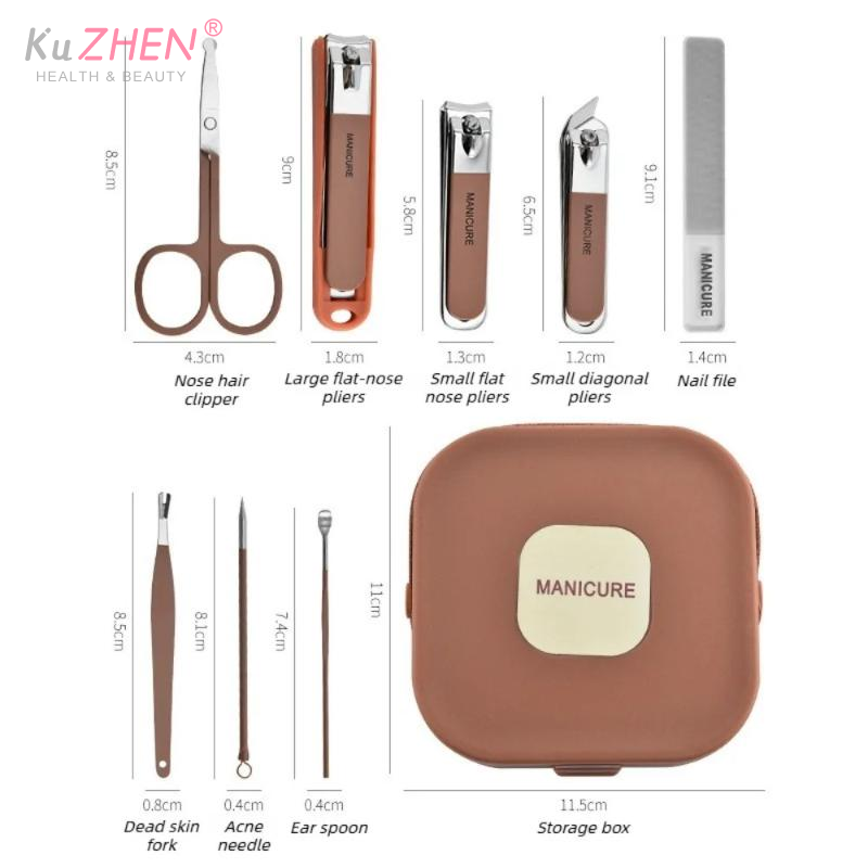 Nail Care Kit Anti-Splatter Ma - Mens Grooming Kit Case 评论和价格