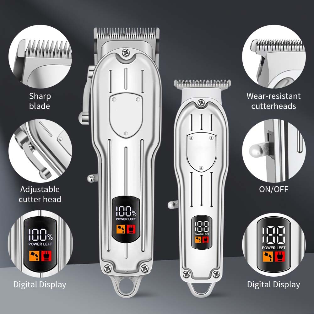 Professional Hair Clipper Set  - Beard Trimmer Cordless 评论和价格