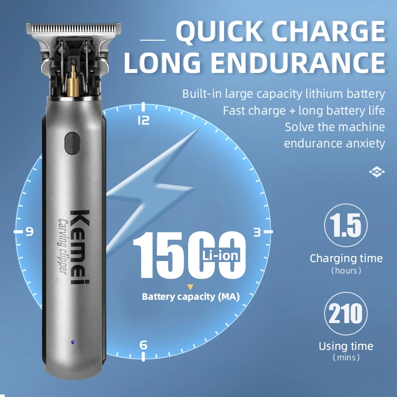 KEMEI Professional Electric Ha - Beard Trimmer Cordless 评论和价格