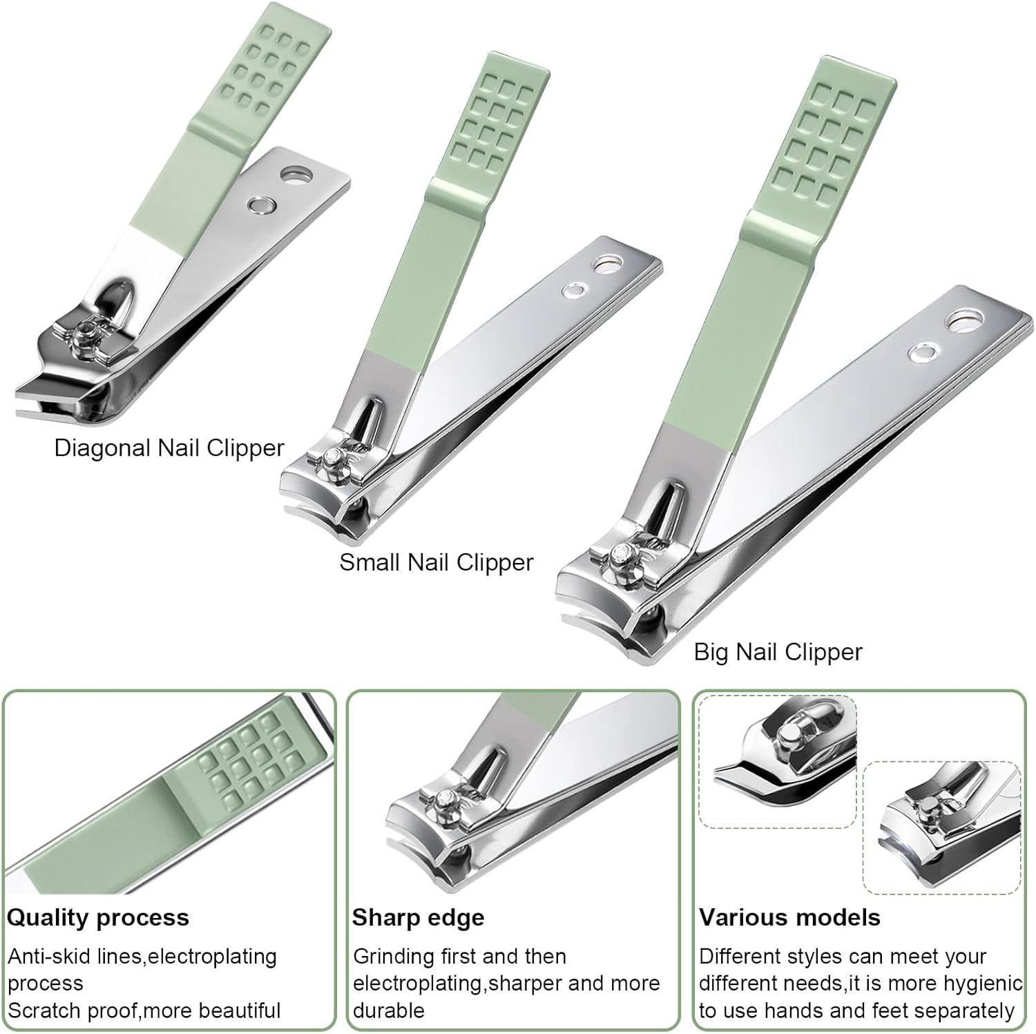 Manicure Set Professional, Nai - Mens Grooming Kit Case 评论和价格