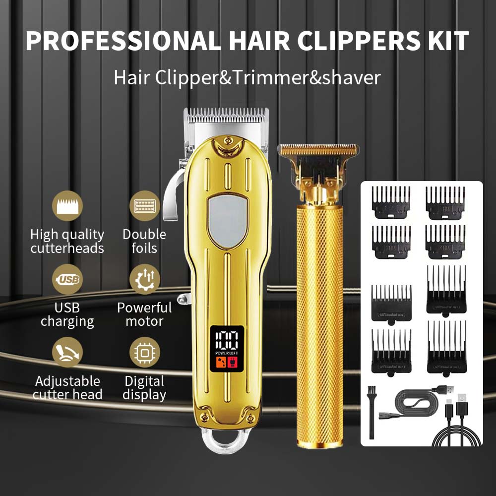2 in 1 Electric Hair Clipper & - Beard Trimmer Cordless 评论和价格