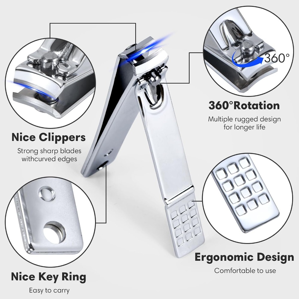 Professional Manicure Pedicure - Mens Grooming Kit Case 评论和价格