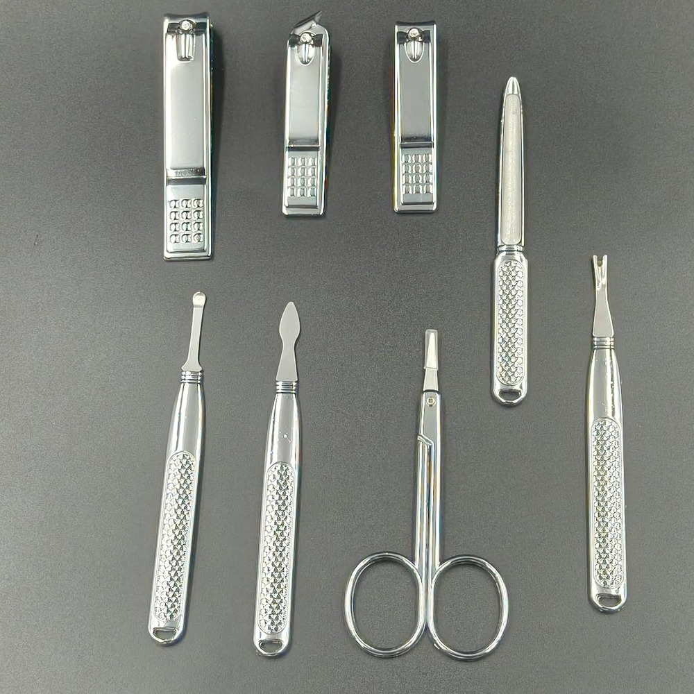 Professional Manicure Pedicure - Mens Grooming Kit Case 评论和价格