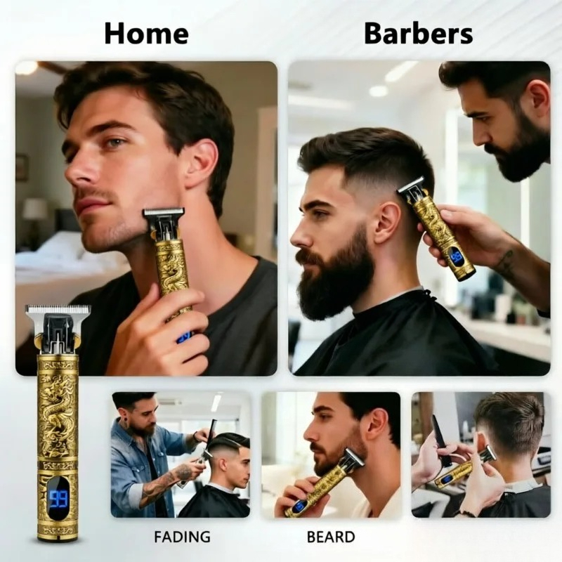 T9 Electric Hair Clipper 4 Gui - Beard Trimmer Cordless 评论和价格
