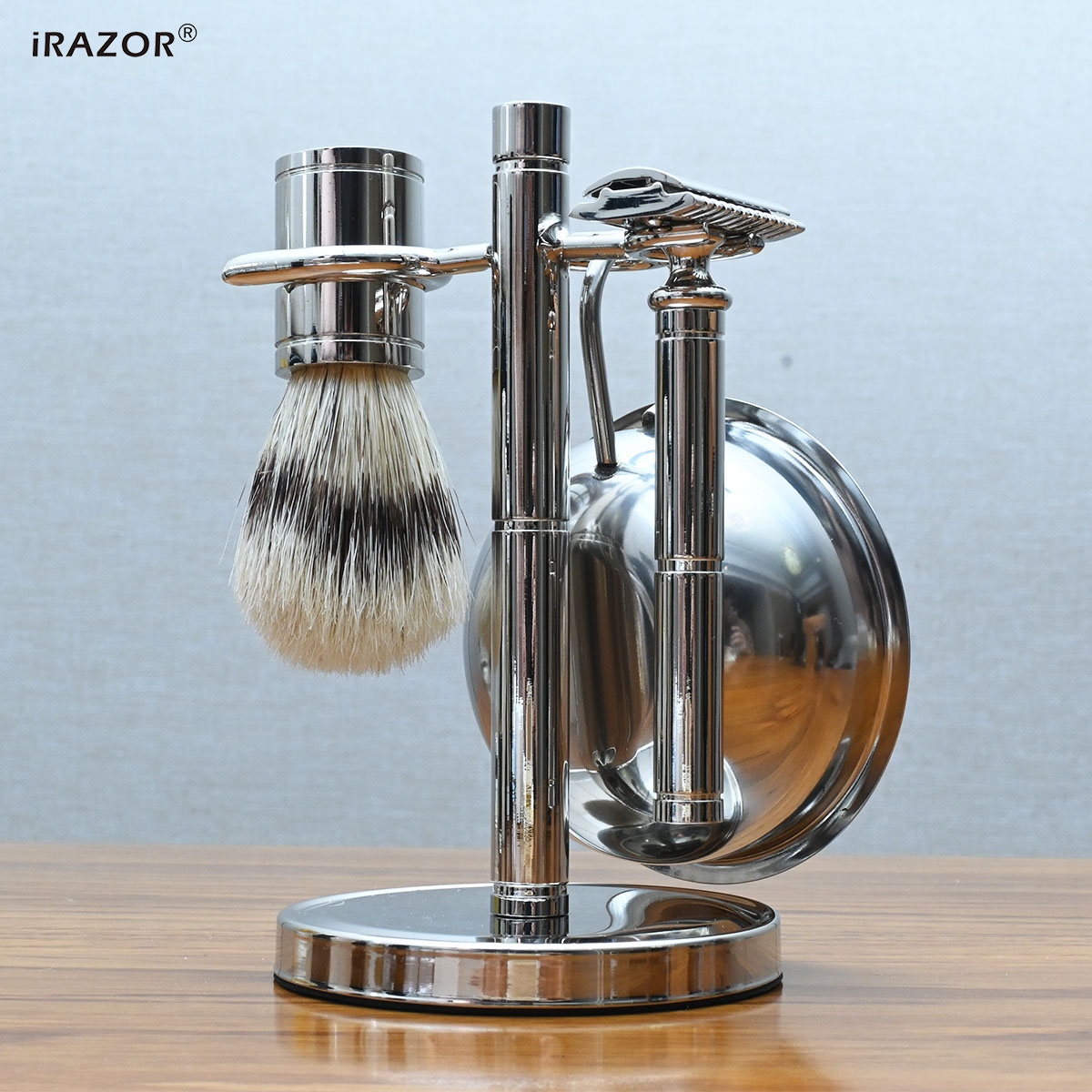 iRAZOR Classic Vintage Double  - Mens Vintage Grooming Kit 评论和价格